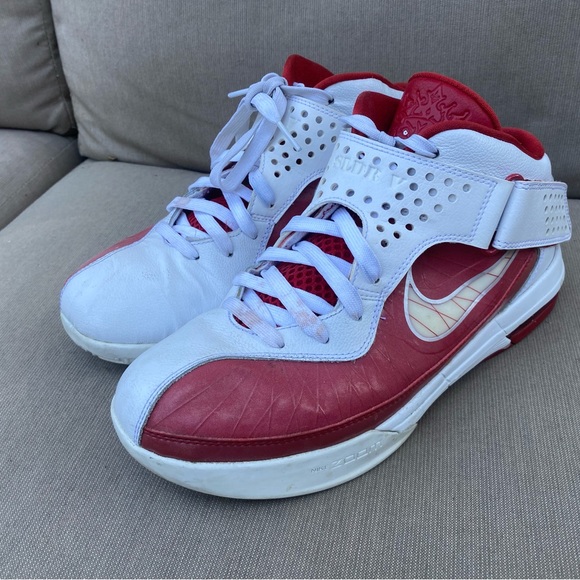 Nike Other - Nike lebron sldr V red & white